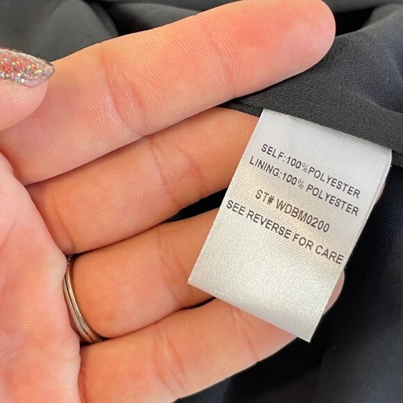 Lost + Wander Pisces Floral Mini Spaghetti Wrap Dress Blue S V-neck Pleated - Picture 8 of 10